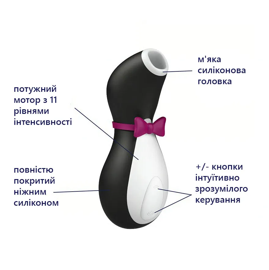 Satisfyer Pro Penguin, чорний — фото 12