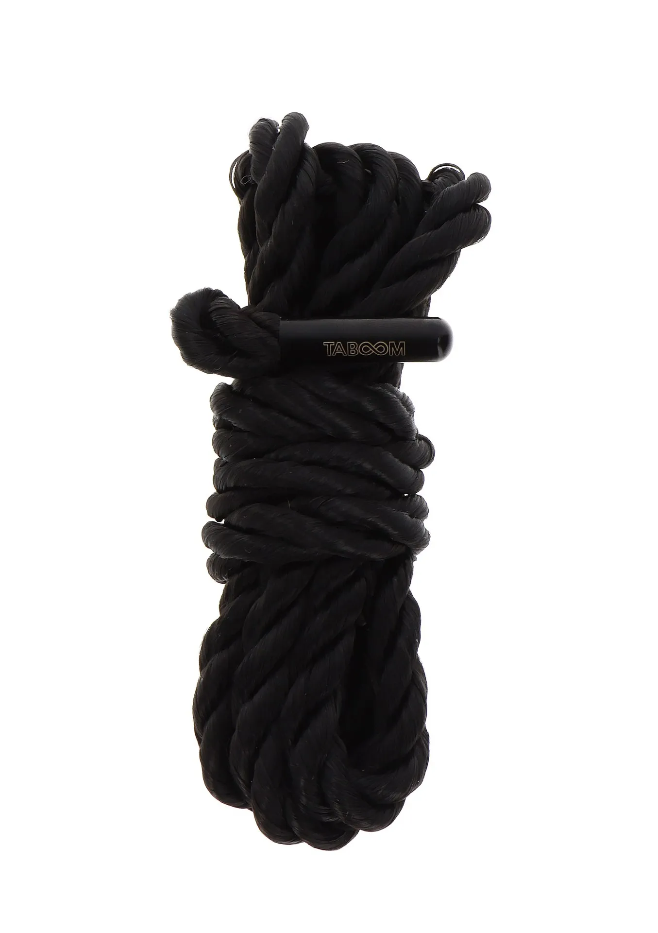Згорнута чорна мотузка Taboom Bondage Rope