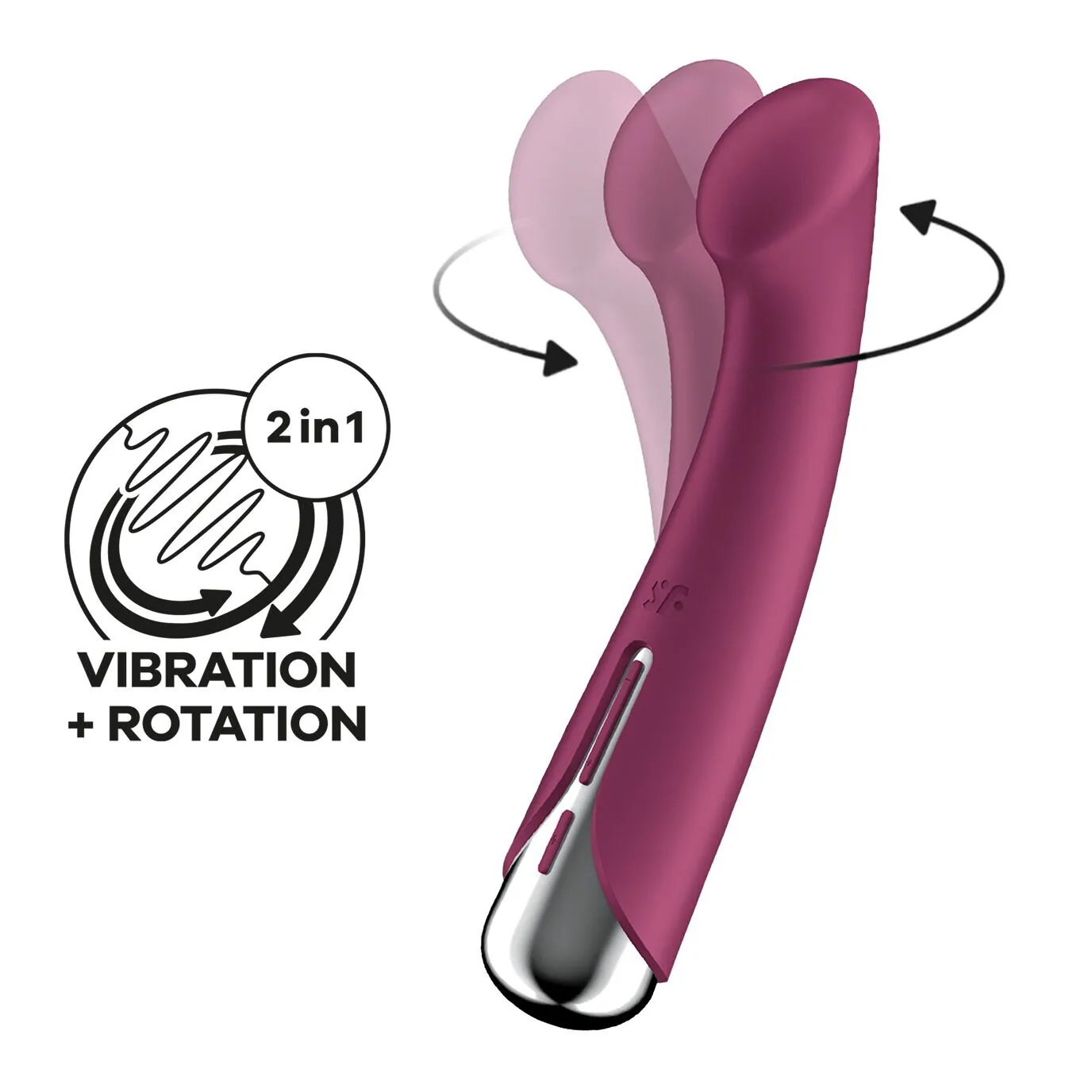 Satisfyer Spinning G-Spot 1, червоний