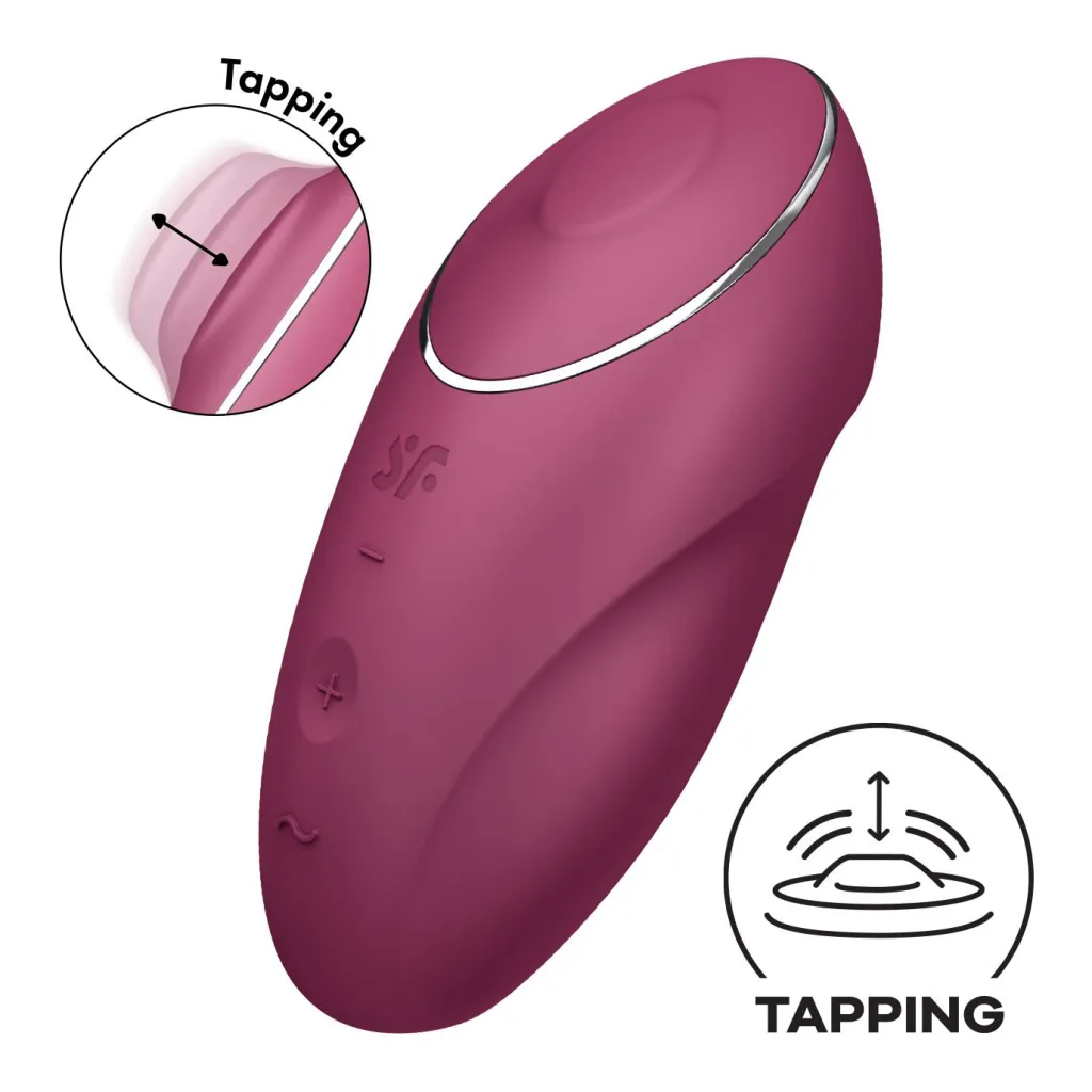 Кліторальний вібратор Satisfyer Tap & Climax 1