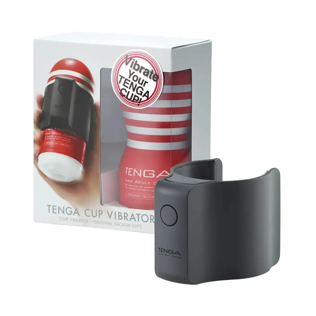 Вібронасадка Tenga CUP Vibrator з мастурбатором Tenga