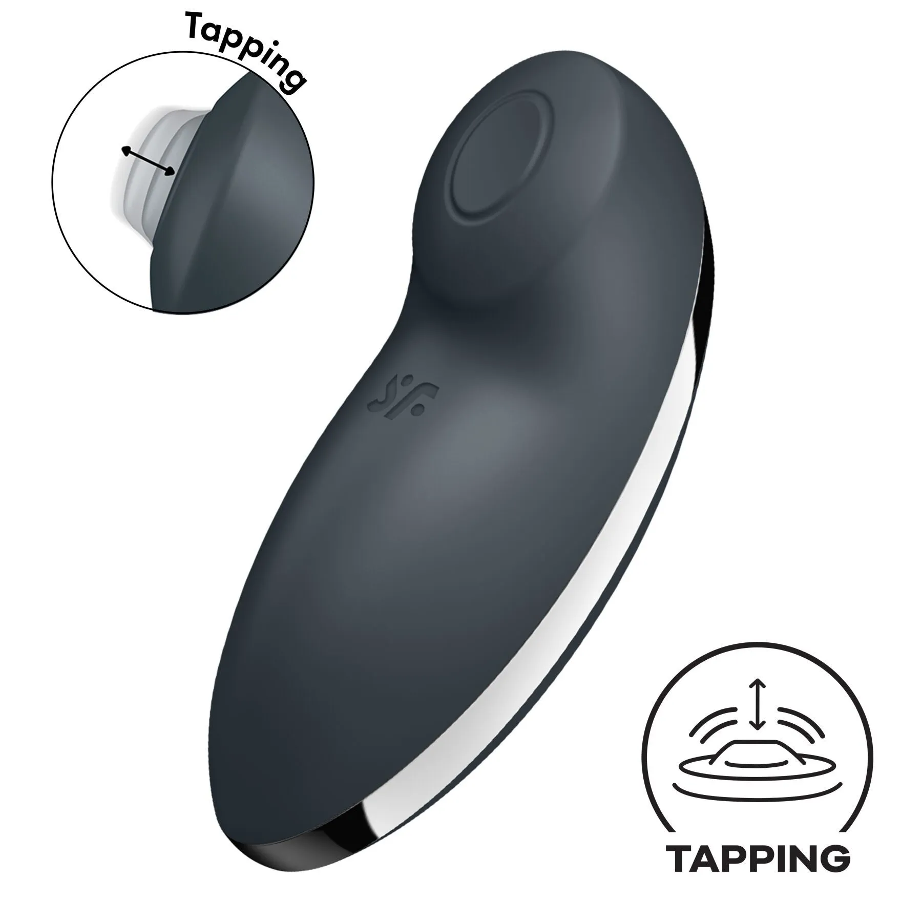 Satisfyer Tap & Climax 2, сірий