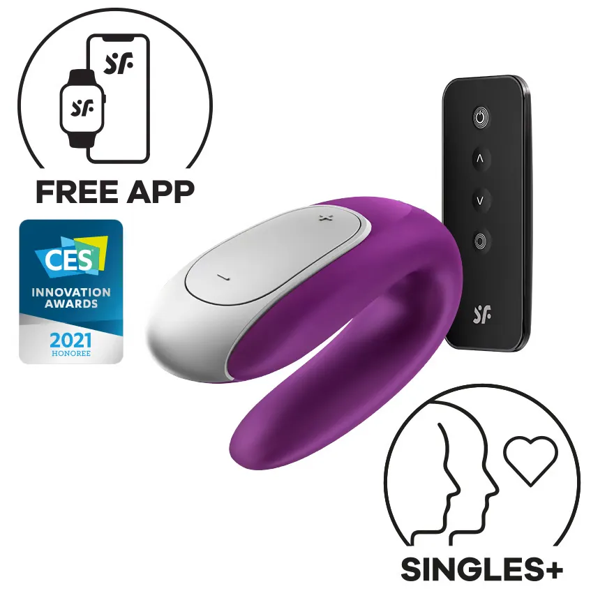 Satisfyer Double Fun, фіолетовий
